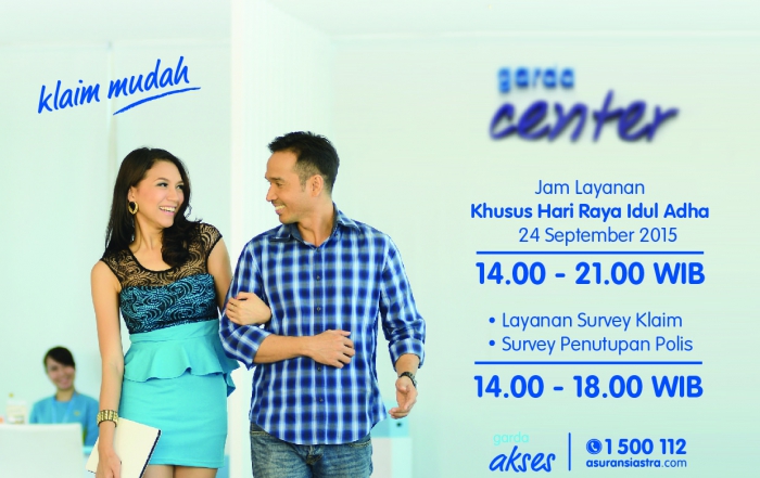 Perubahan jam operasional layanan Garda Center selama Hari Raya Idhul Adha