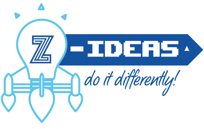 Logo Z-IDEAS : Do It Differently! - Calling All Bright Talents!