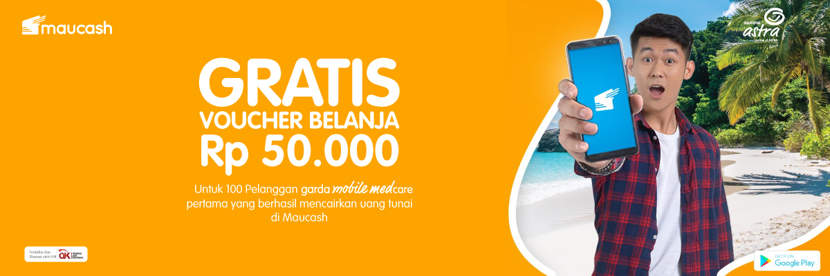 GDN-Medcare-MauCash Promo MauCash Rp50.000