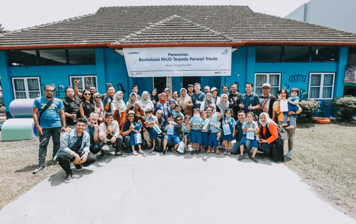 Dengan wajah baru, Asuransi Astra berharap PAUD Terpadu Perwari Trisula dapat menampung lebih banyak anak didik.