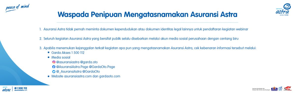 Lowongan Kerja di PT Asuransi Astra