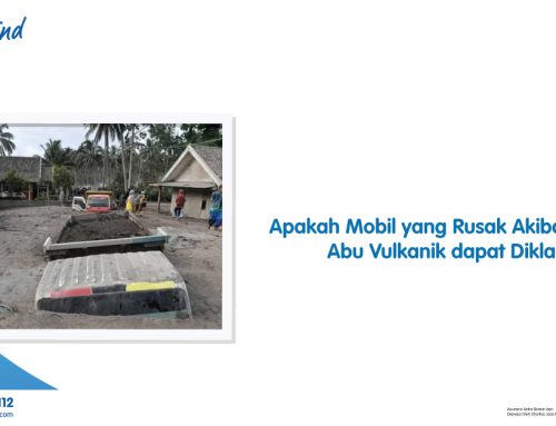 #POMinfo: Mobil yang Rusak Akibat Terkena Abu Vulkanik dapat Diklaim?
