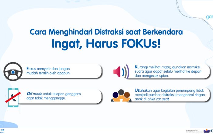 #POMInfo: Distraksi saat mengemudi