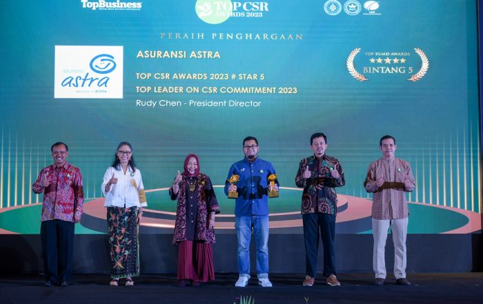 Berhasil Wujudkan Aspirasi Berkelanjutan dengan Menyelaraskan Kebutuhan Masyarakat, Asuransi Astra Berhasil Raih Penghargaan di Top CSR Awards 2023