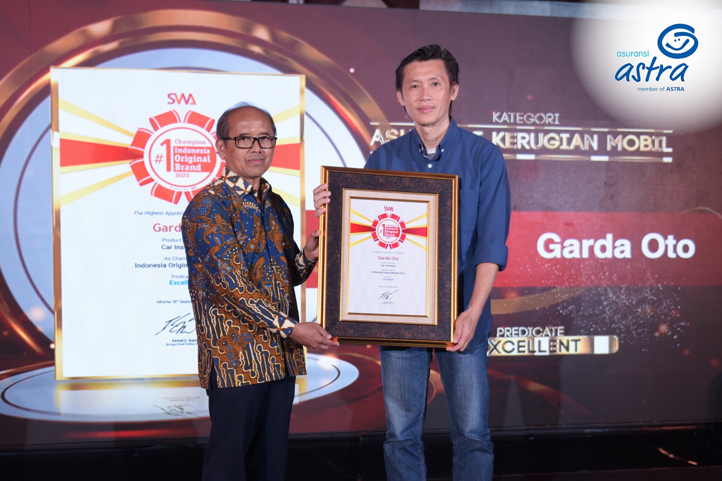 Komitmen Jaga Kepuasan dan Loyalitas Pelanggan Tak Pernah Luntur, Garda Oto Raih Indonesia Original Brand Awards Sembilan Kali Berturut-turut