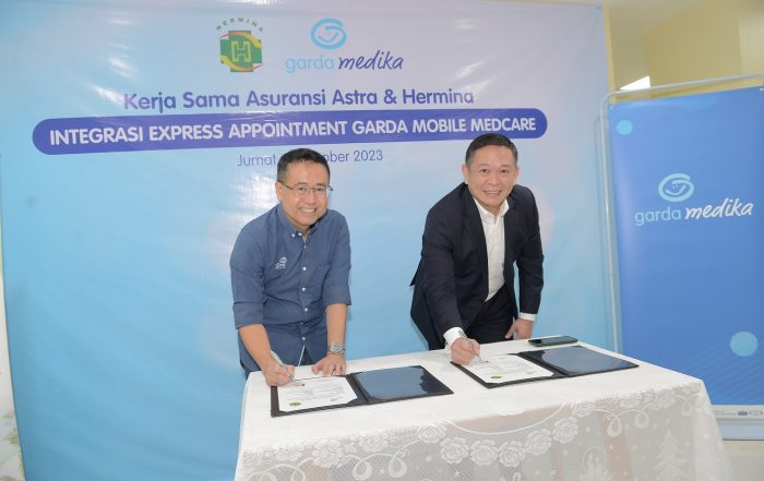 Kolaborasi Garda Medika dengan Rumah Sakit Hermina, Pasien Rawat Jalan Daftar Tanpa Antri dan Cashless dengan Fitur Express Appointment Garda Mobile Medcare