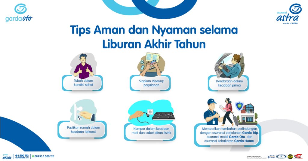 Tips aman dan nyaman selama liburan akhir tahun