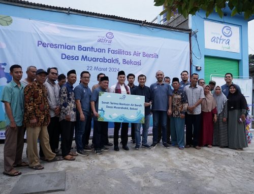 Peringati Hari Air Sedunia, Asuransi Astra Bangun  dan Resmikan Sarana Air Bersih di Desa Muarabakti, Bekasi